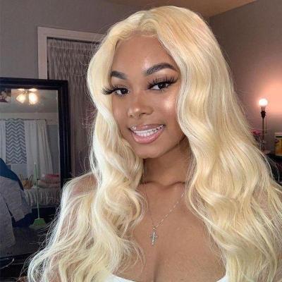 China Cheap Peruvian Human Hair 613 #613 Body Wave Color Wigs Lace Front Wigs, Raw Virgin TransparentLace Hair Wig for sale