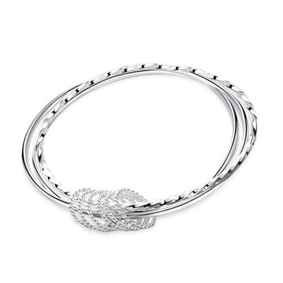 China Factory Wholesale Solid Pure Custom Cuff Jewelry Bracelets FASHIONABLE S999 Sterling Silver for sale