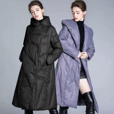 China Breathable the new Korean version thicken loose shiny jacket white duck down jacket winter jacket for sale