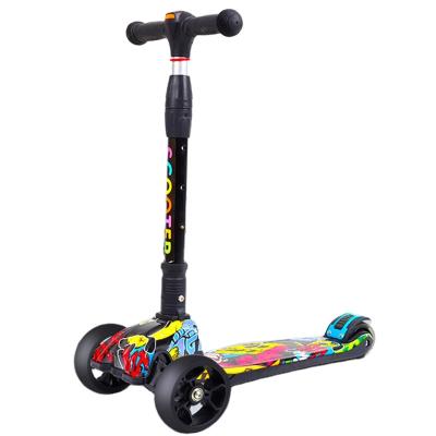 China Foldable Portable 3 Wheels Kid Child Scooter With Seat Kids Kick Scooter for sale