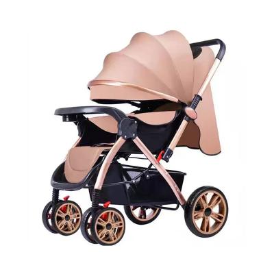 China Wholesale Luxury Baby Stroller Reversible 3 in 1 High Landscape Stroller Two Way Baby Pram for sale