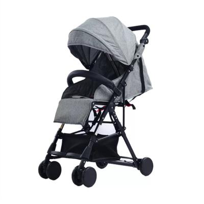 China Wholesale Four Wheel Trolley Baby Stroller Folding Convertible Shockproof Stroller With Umbrella Sunshade for sale