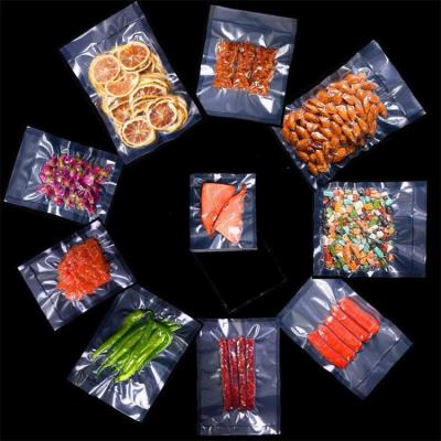 China Customized high quality disposable pe food seafood nylon transparent seal storage vacuum packing bag for sale