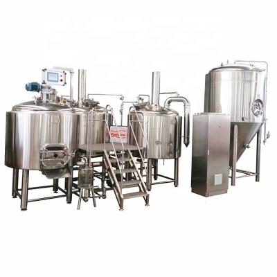 China Hotels 500L 900 Liter 1000l Beer Brewery Plant Nano Beer Brewery Brewery Equipment for cervejaria for sale