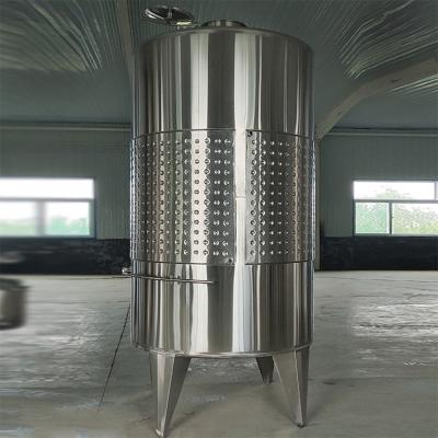 China food & Beverage factory stainless steel wine fermentation tank 2.5t fruit wine stirring fermentation tank for wine brewing for sale