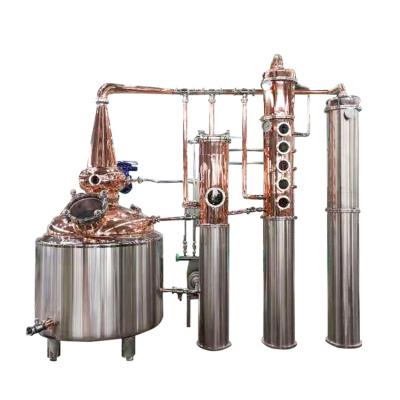 China Mini Distillery Equipment Alcohol Distillation Tower Rainbow Tank Distillation Tower for sale