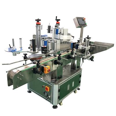 China Food Hot Sale Round Bottle Automatic Salad Dressing Labeling Machine for sale