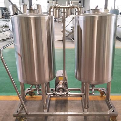 China CIP brewing cleaning on cart with 50L 100L 200L for beer brewery equipment for sale