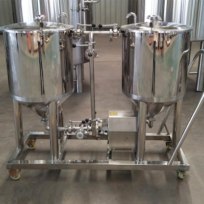 China Automatic Brewing Stainless Steel 50L Cleaning Tank Fixed Mobile CIP System Equipment For Beverage Juice for sale