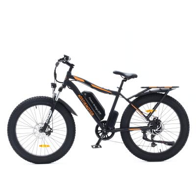 China Aluminum alloy top selling classic pedelec 750w 48v 13ah battery fat tire ebike with rear rack for sale