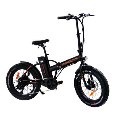 China China factory OEM SHIMANO aluminum alloy 500 watt motor 36v fat tire brushless foldable ebike for sale