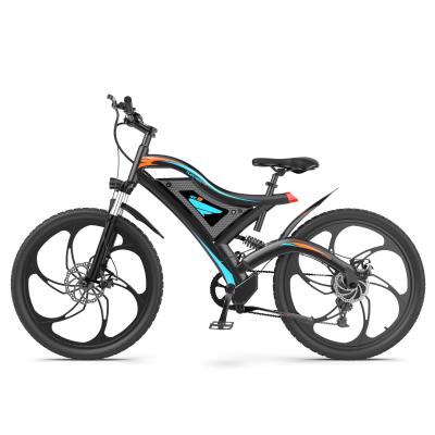 China Aluminum Alloy Factory Price Power 26inch 500w 48v Chinese Hybrid Electric Bike for sale