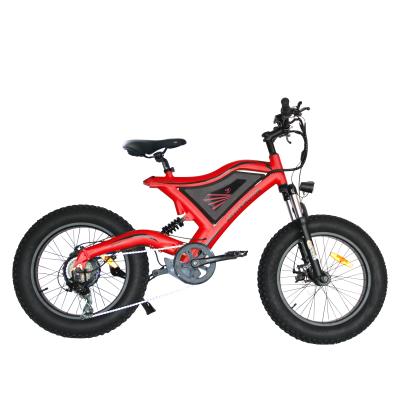 China Aluminum alloy all terrain frame 500watt motor 20inch small tire 48v mountain ebike for sale