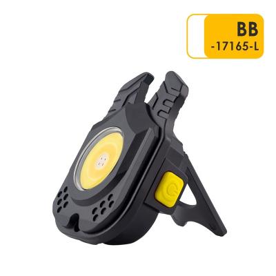 China New Design Multi-Function Aluminum Adjustable COB Light COB Head Chain Flashlight Rechargeable Magnetic Led Work Light for sale