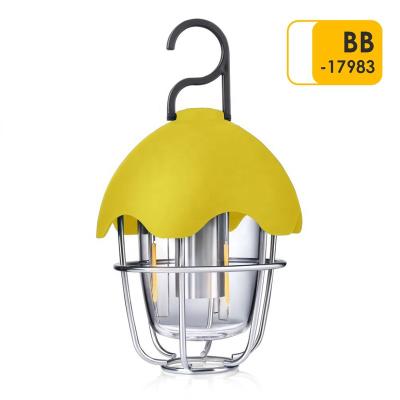 China New Design Outdoor Type C Usb Rechargeable Portable Tent Light Lantern Portable Outdoor Camping Cute Lights With Hooks for sale