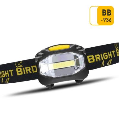 China Custom Battery Operated Headlamp Waterproof Portable AAA Work Light Flashlight Flashlight Outdoor Emergency Headlight for sale