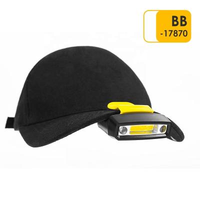 China Industrial Custom New Design Portable Clip Cap Led Headlight Rechargeable Emergency Work COB Outdoor Waterproof Headlight for sale