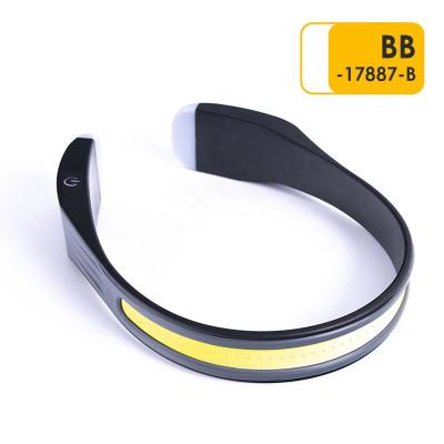 China Rechargeable Emergency Usb Led Headlamp COB Headlight Flashlight 400lumens Outdoor Running Torch Headlamp for sale