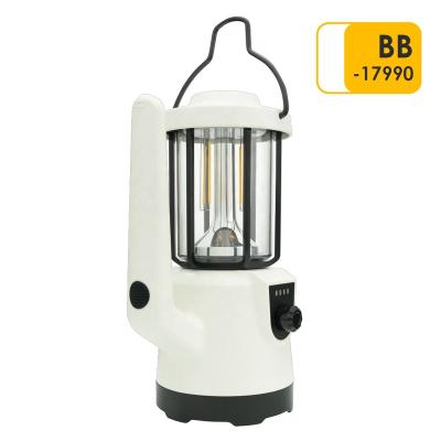 China Rechargeable Lanterns Handheld Spotlight Aluminum Multifunctional Waterproof Led Portable Outdoor Camping Light for sale