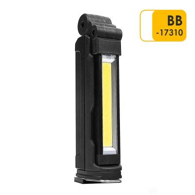 China Custom PC+TPR+ABS+ALUMINUM Foldable 450lumen COB Led Work Car Inspection Light Emergency Light Magnetic Work Light for sale