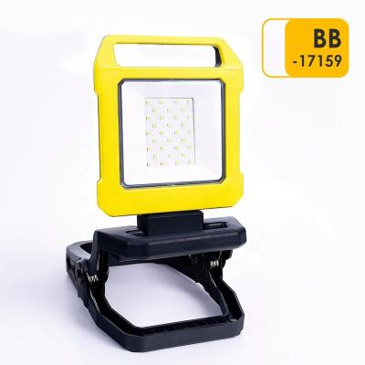 China Custom available ABS+PC+Nylon+Aluminum alloy portable rechargeable led construction work light for workshop with hook for sale