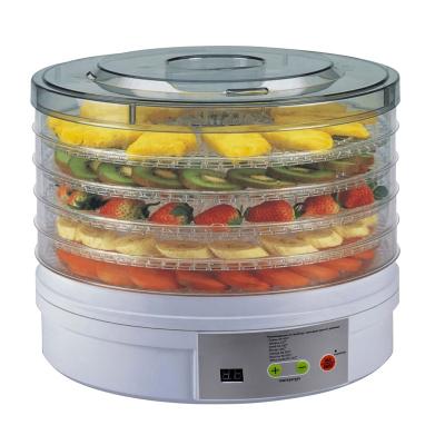 China Dry Food 32cm 5 Trays Mini Digital Food Dehydrator Machine Professional Electric for sale