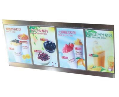 China Magnetic Led Backlit Menu Board Light Indoor Magnetic Advertising Light Box for sale