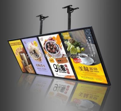 China KFC Fast Food Cafe Menu Board Menu Advertising Order Indoor Display Led Backlit Light Box Illuminated Food Advertising Light Box for sale