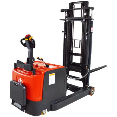 China Hotels Lifting Forklift 2 Ton Pallet Truck AC Motor Electric Reach Truck Forklift for sale