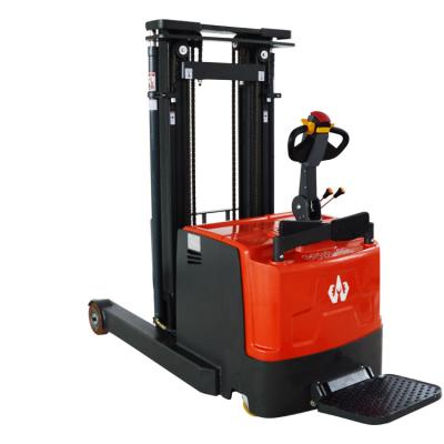 China Hotels factory direct sale 1.5ton 2ton electric forklift reach truck stacker for wholesale for sale