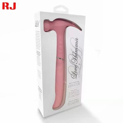 China 10 Hot Selling Amazon Vibration Dual G-spot Massager Love Vibrator Hammer Shape Sex Clitoral Toys for sale