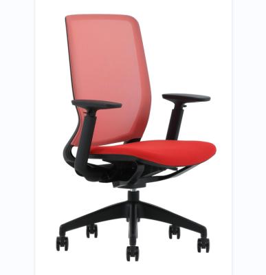 China Wholesales Popular Adjustable Low Price (Height) Office Chair With Armrest Adjustable Training Mesh Chair for sale