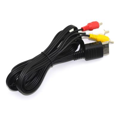 China Plastic RCA AV Cord For Sega Dreamcast Stereo Composite Audio Video TV Adapter Cable for sale