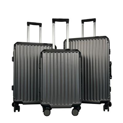 China Luggage Trolley Set 2023 Hot Sale Candy Color Baggage ABS PC Three Sizes SILJEFF Luggage Travel On Suitcase Sets for sale