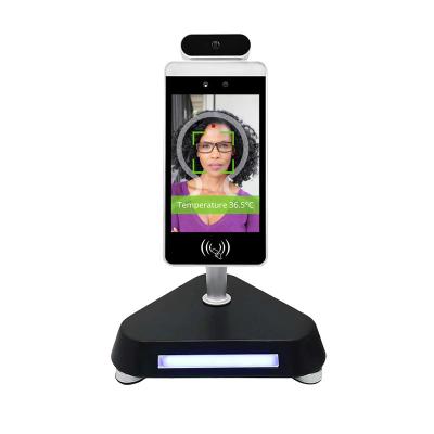 China Public Place Human Body Measurement Detection Face Recognition Thermal Camera with Temperature Sensor for sale