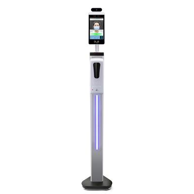 China time & Attendance Hand Sanitizer Machine Vending Machine Stand Up Instant Smart Safety Devices Walk By Temperature Scanner for sale