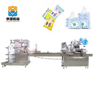 China Multi-Piece Wet Extractable Wet Tissue Multi-piece Price Disposable Napkins Fully Automatic Machine Universal Ex-factory Packing Machine for sale