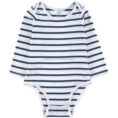 China Anti-Pilling 2015 Summer Baby Clothing Set Newborn Babies Boys Brand Striped Romper Body Suit 100% Cotton Baby for sale