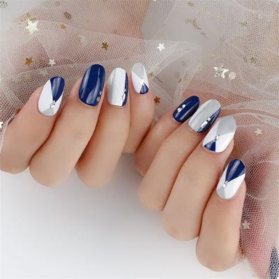 China 2021 WELLFLYER Amazon Plastic High Quality Waterproof Gel Polish Self Adhesive Nail Stickers Set For Nail Art Decoration for sale