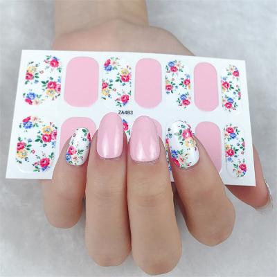 China WELLFLYER 2021 Plastic Water Transfer Printing Nail Sticker Accept Custom Designs For Holiday Nail Art Decals Stickers for sale