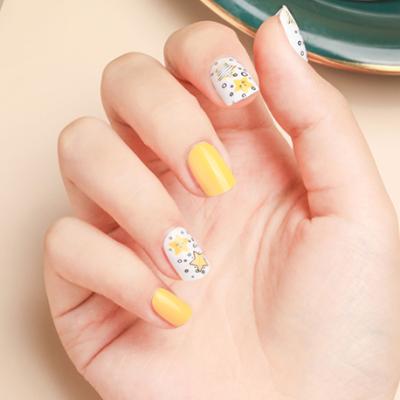 China WELLFLYER-24 Design Square 24 Pcs Fake Nails Natural Press On Artificial Fake Nail Design24 Cute For Kids And Adults for sale