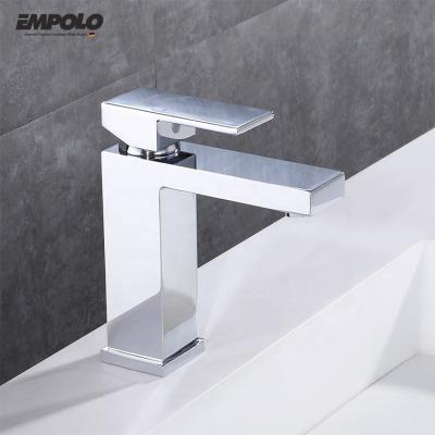 China Single Handle Hot Cold Water Maker Faucets Bathroom Faucet Tap Modern Faucet Bathroom Single Lever Basin Mixer for sale