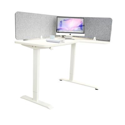 China Modern Office Workstation Desk (Height) Melamine Adjustable Table Partition Desk Cubicle for sale