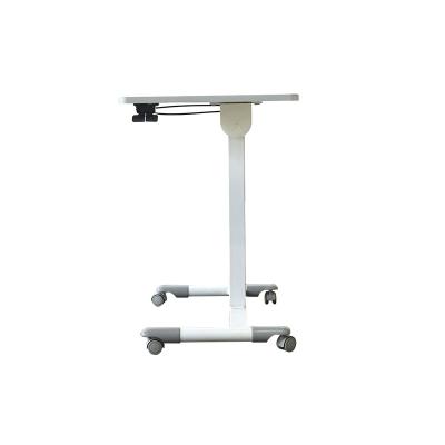 China Hot-selling cheap height adjustable gaswork desk table lift manual desk with laptop for sale