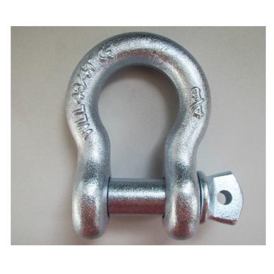 China Heavy Industry Hot sales 3/4 inch/metric size d ring shackle with polish surface for sale