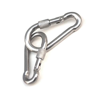 China Heavy Industry M13 ss304 stainless steel custom carabiner online shopping with nut type for sale