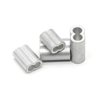 China Wire Rope Hot sales din3093 aluminum ferrules double sleeve fitting for wire rope M4 for sale