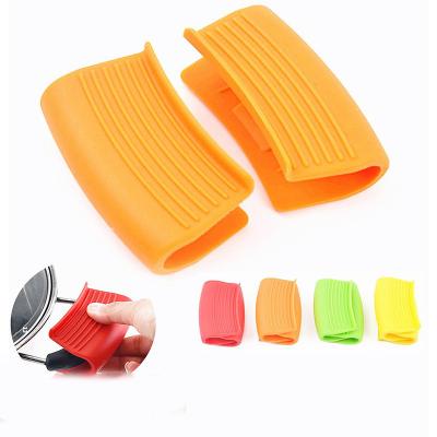 China Sustainable Silicone Insulation Clip Insulation Pot Clamp Microwave Pad Clip for sale