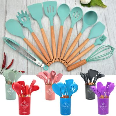 China Sustainable Home Cooking Kitchen Tool Silicone Cookware Sets for sale