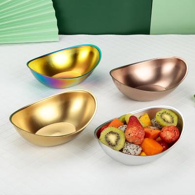 China Cereal Salad Rice 304 Stainless Steel Disposable Metal Bowl for sale